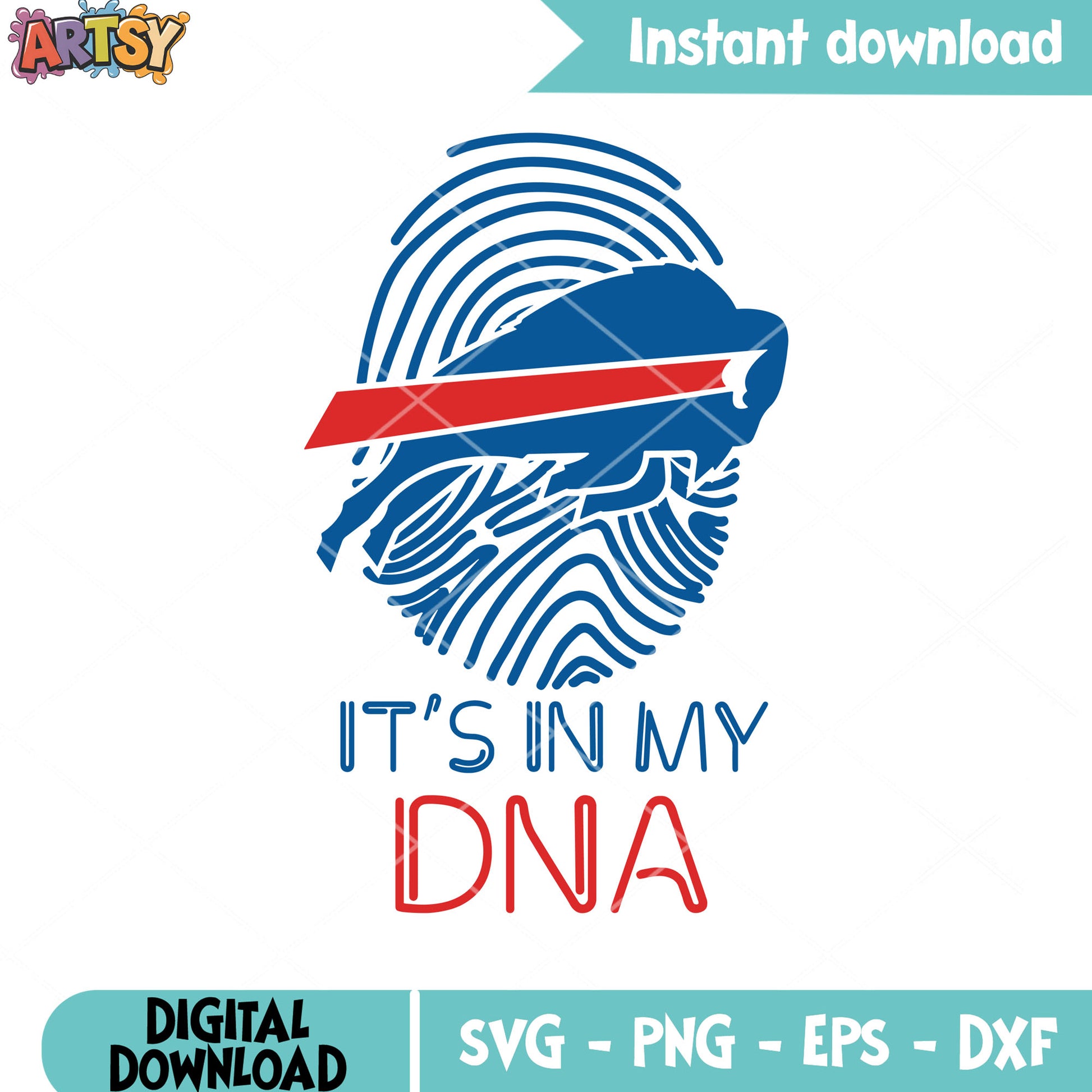 Buffalo bills dna svg, ​nfl teams svg, buffalo bills svg