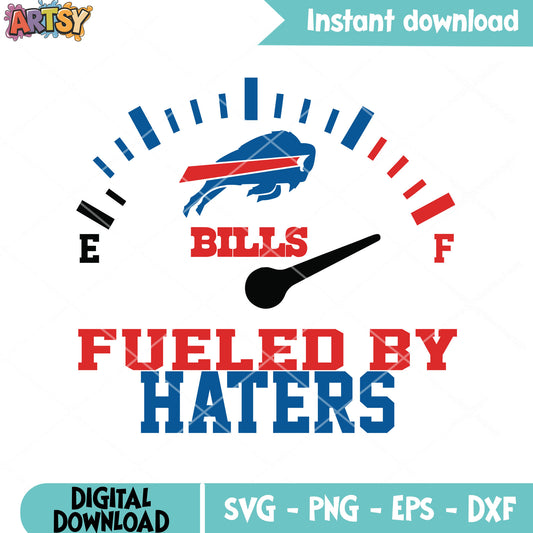 Buffalo run by gas svg, national football leauge svg, buffalo bills svg