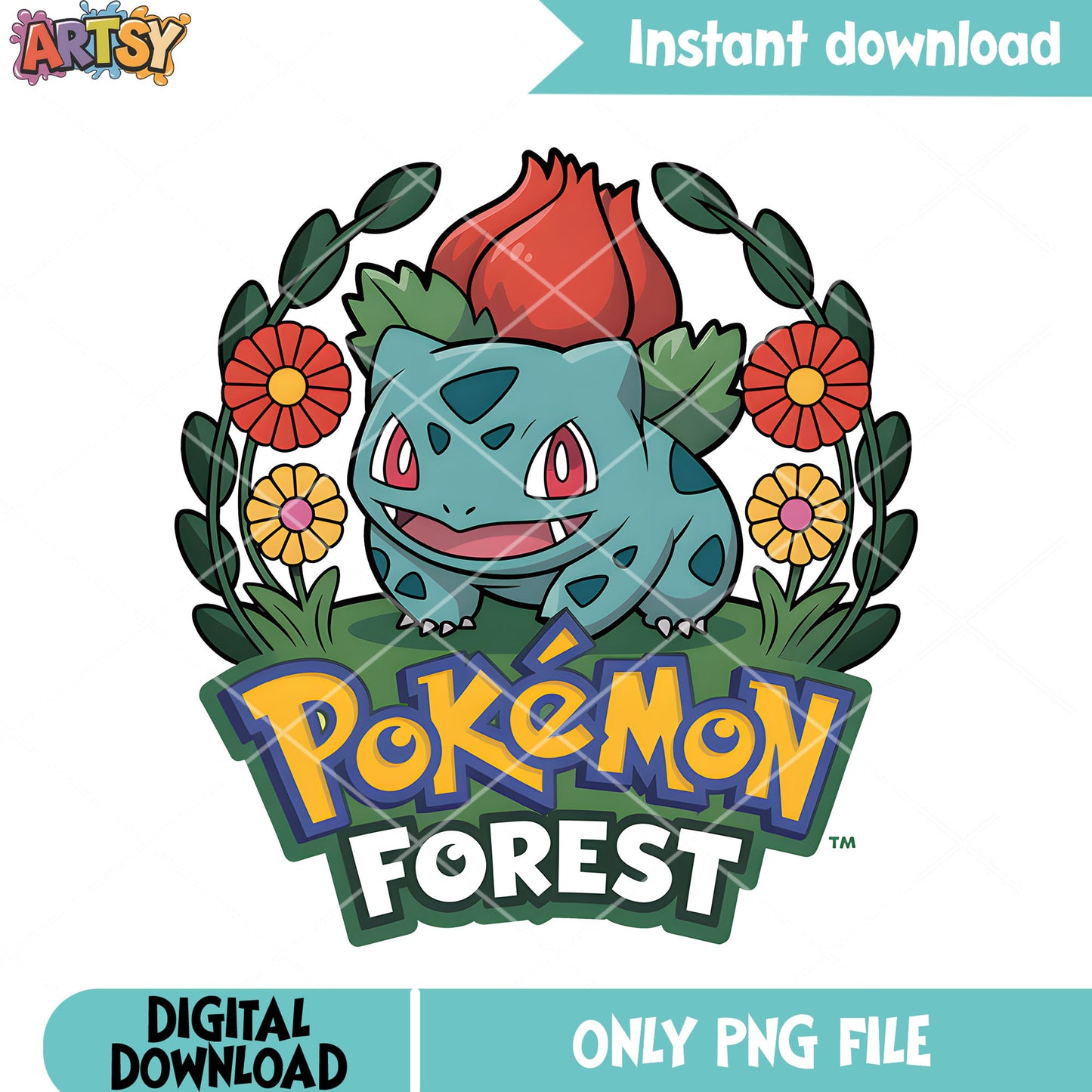Bulbasaur poster forest badge png, pokemon bulbasaur png, pokemon movie png