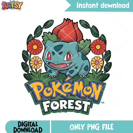 Bulbasaur poster forest badge png, pokemon bulbasaur png, pokemon movie png