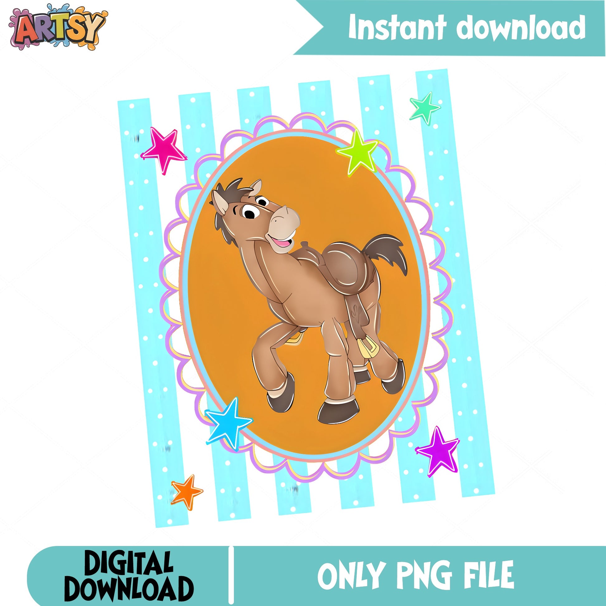 Bullseye Toy Story PNG, Disney Pixar Horse PNG, Toy Story PNG