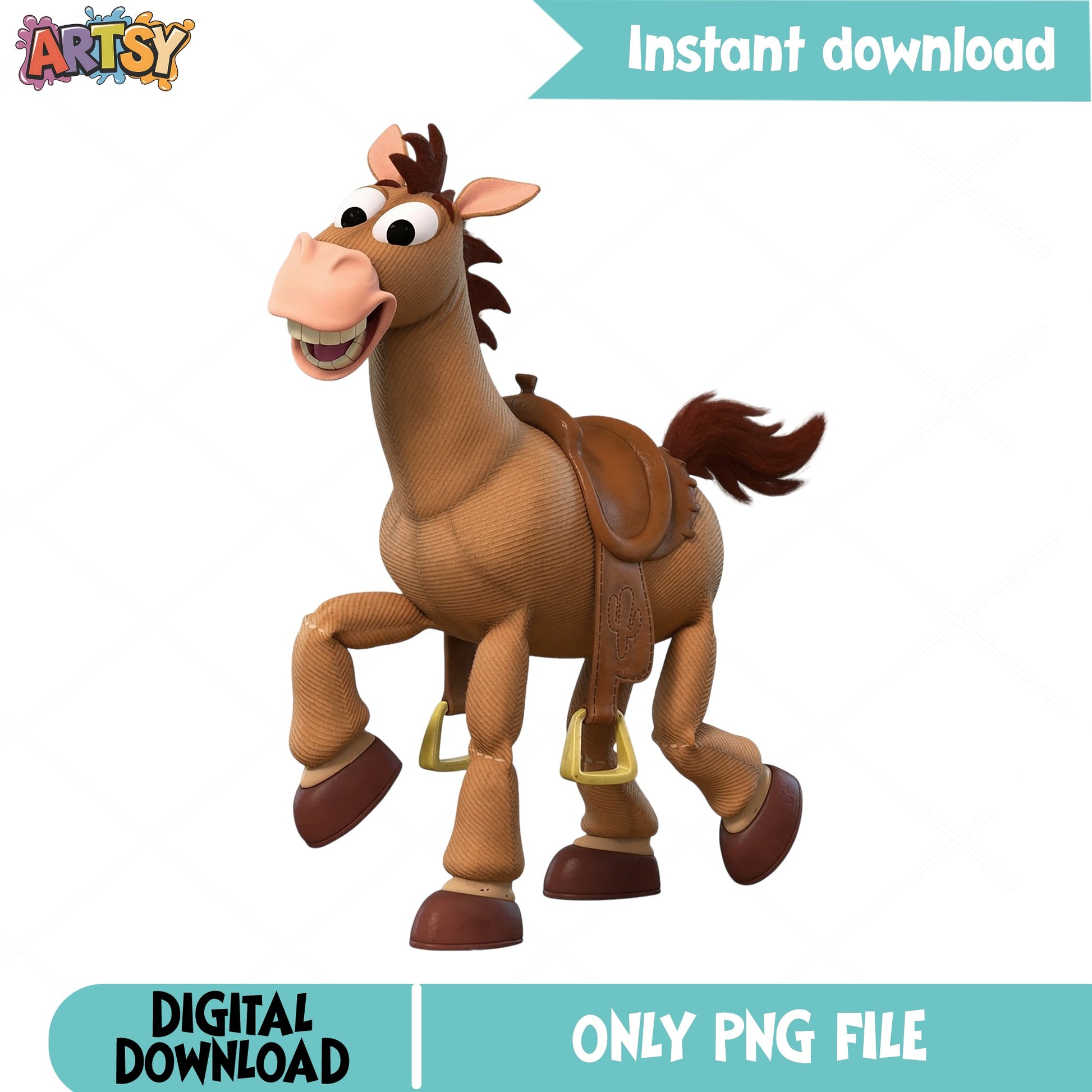 Bullseye Toy Story PNG, Disney Pixar Horse PNG, Woody Horse PNG