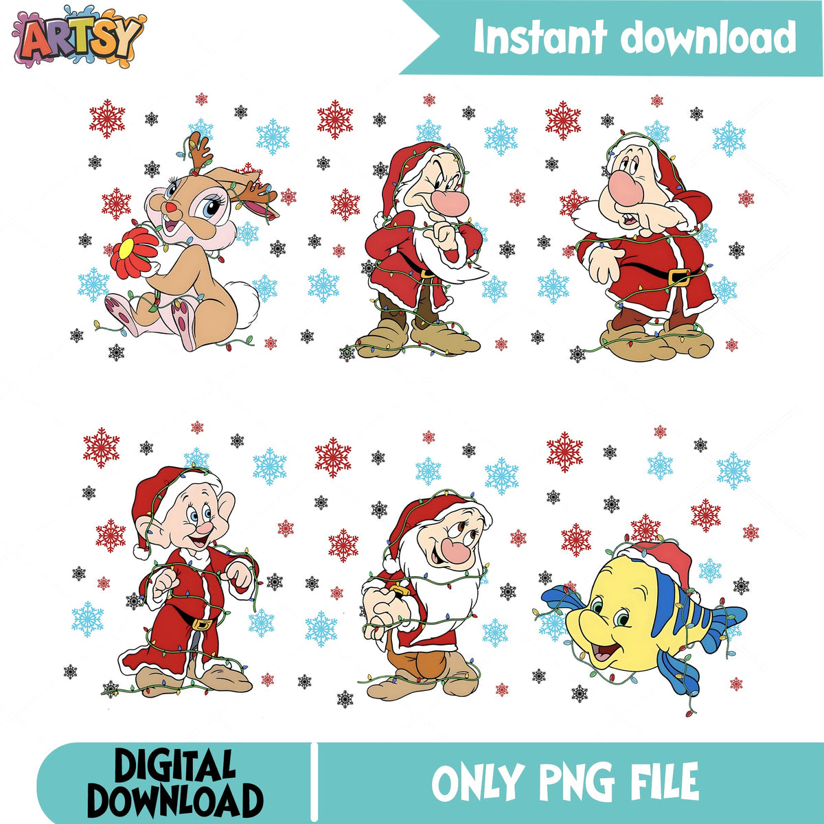 Bundle_002_disney_christmas_character