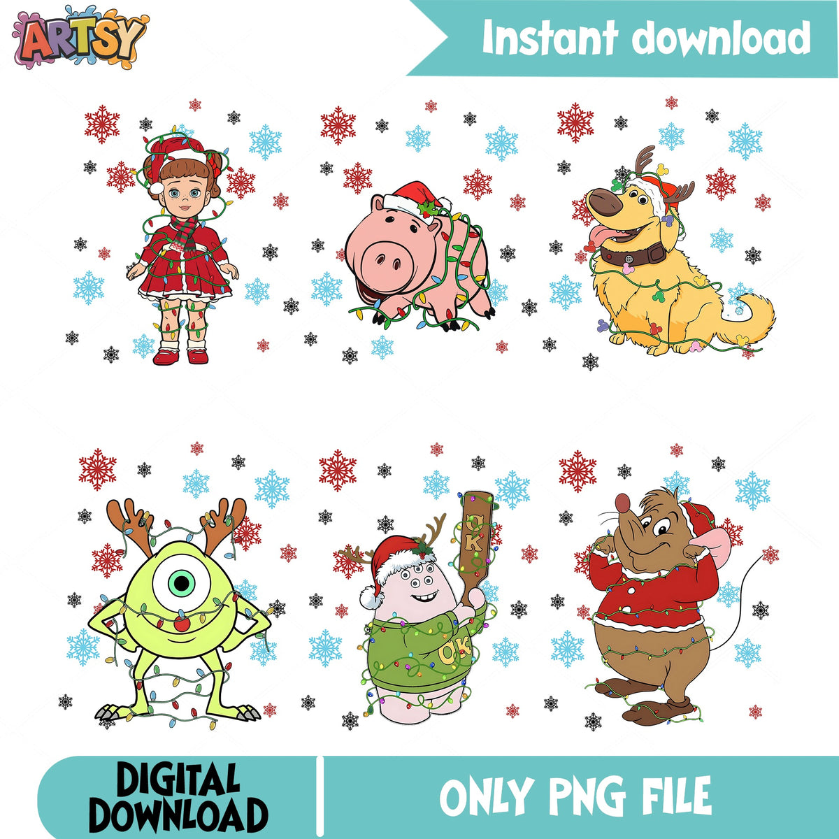 Bundle_016_disney_christmas_character