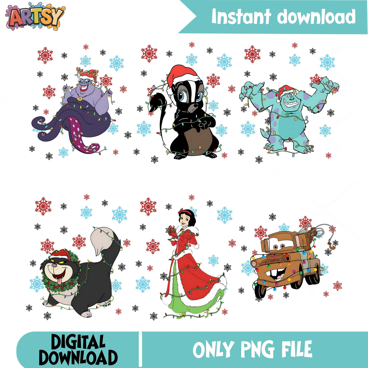Bundle_046_disney_christmas_character