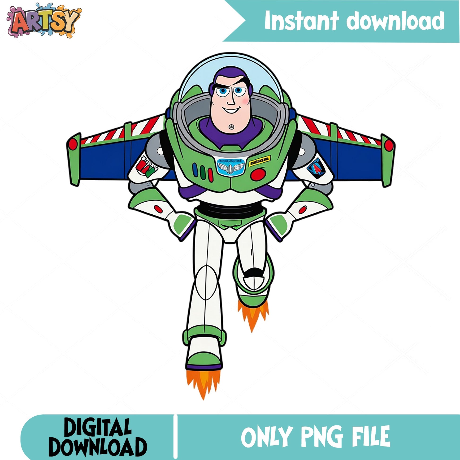 Buzz Lightyear Flying Toy Story PNG, Disney Pixar PNG, Toy Story PNG