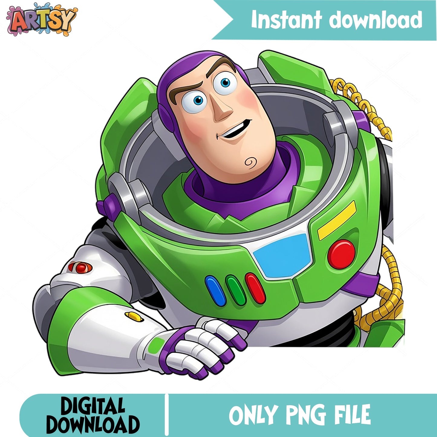 Buzz Lightyear PNG Clipart, Toy Story PNG, Disney PNG