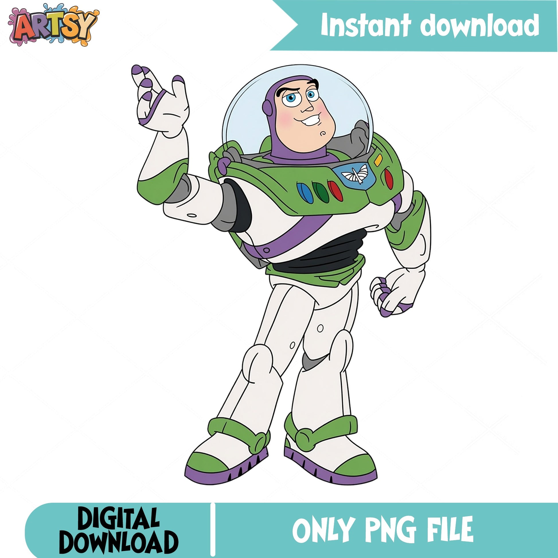 Buzz Lightyear PNG Clipart, Toy Story PNG, Disney Pixar PNG