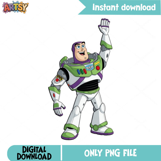 Buzz Lightyear PNG, Toy Story Disney Pixar PNG, Clipart PNG