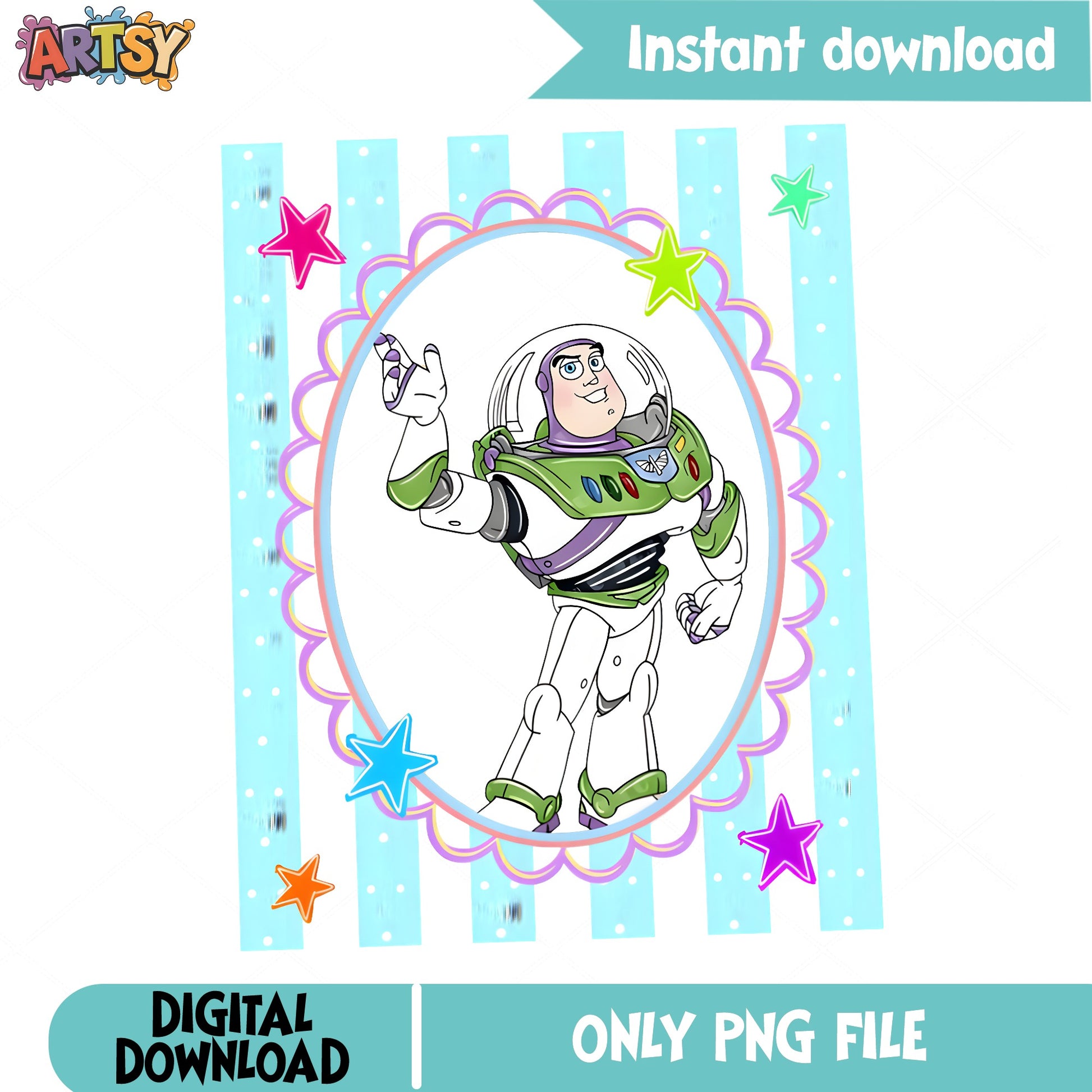 Buzz Lightyear Toy Story PNG, Disney Pixar PNG, Birthday PNG