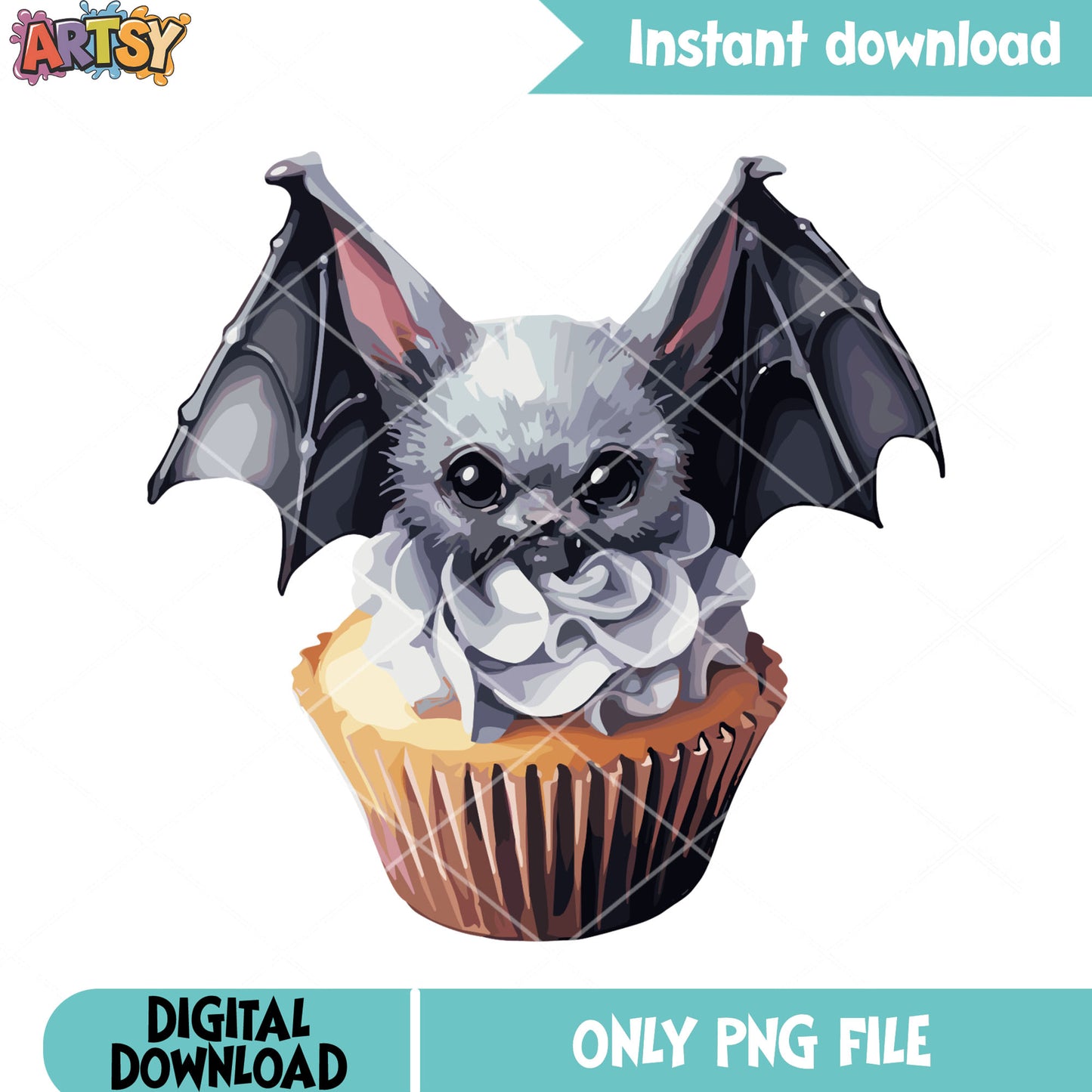 Cake animal design png, tiny cupcakes​ png, halloween night png