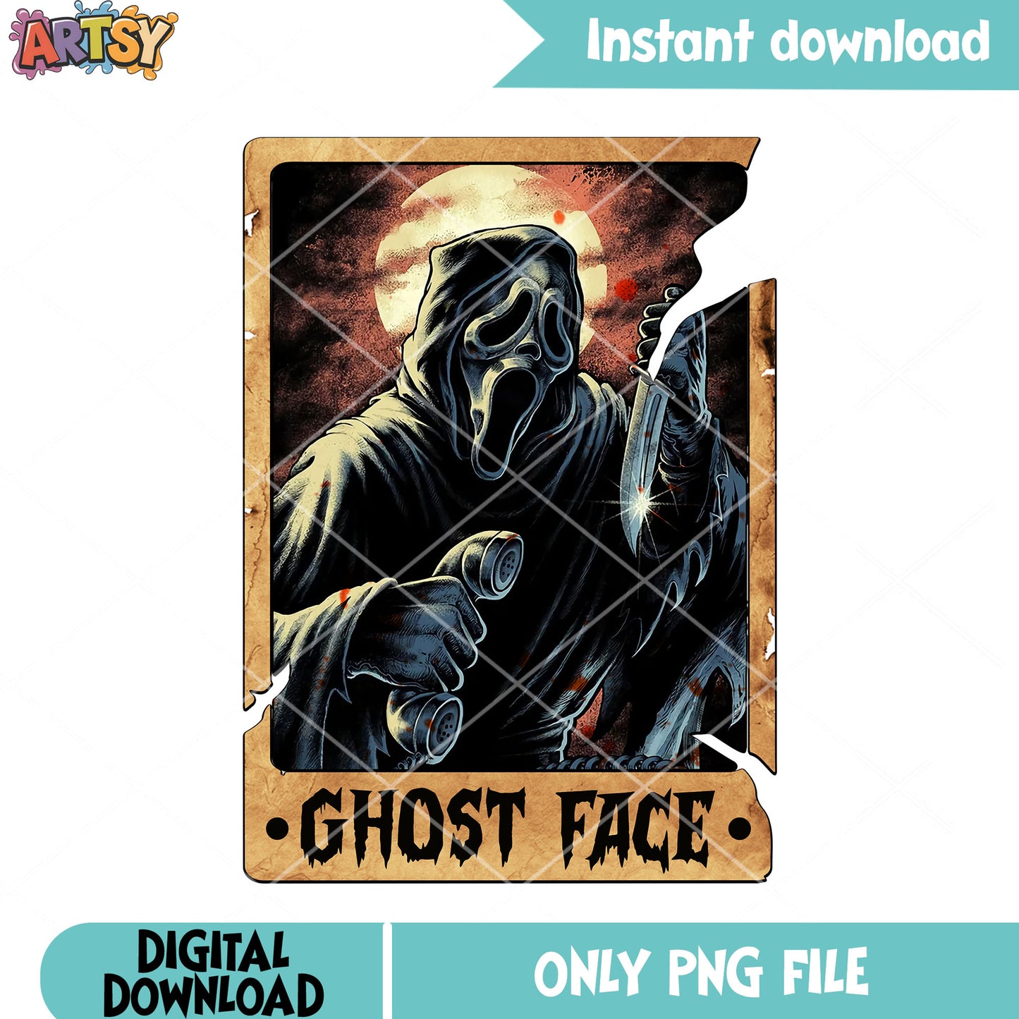 Called before killed knife png, ghost face png, scream movies png