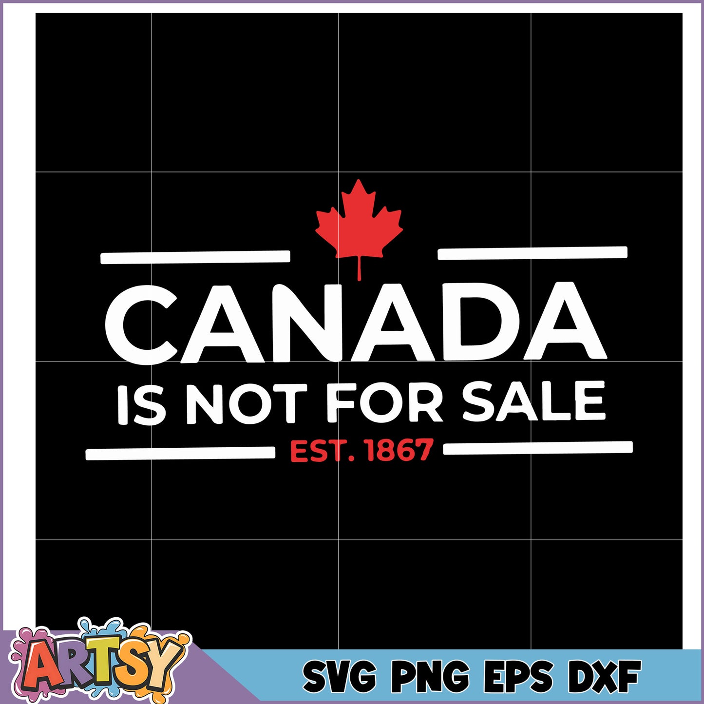 Canada SVG Not For Sale Design