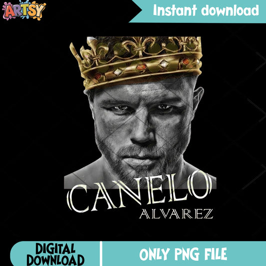Canelo king crown png, canelo alvarez​​ png, canelo boxer​ png