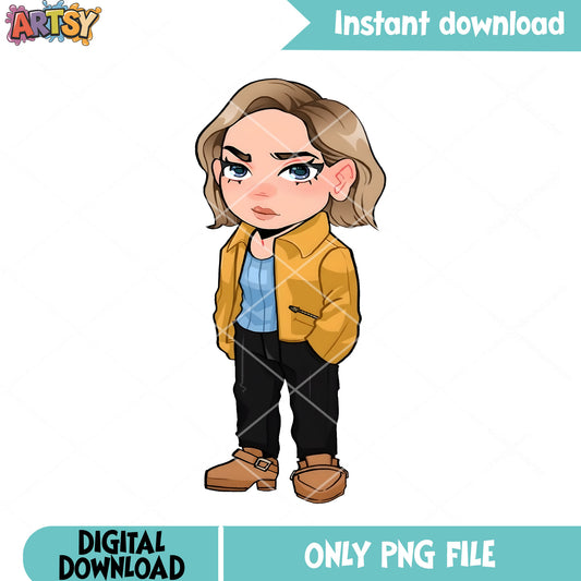 Carol chibi cute pluribus png, pluribus png, carol pluribus png