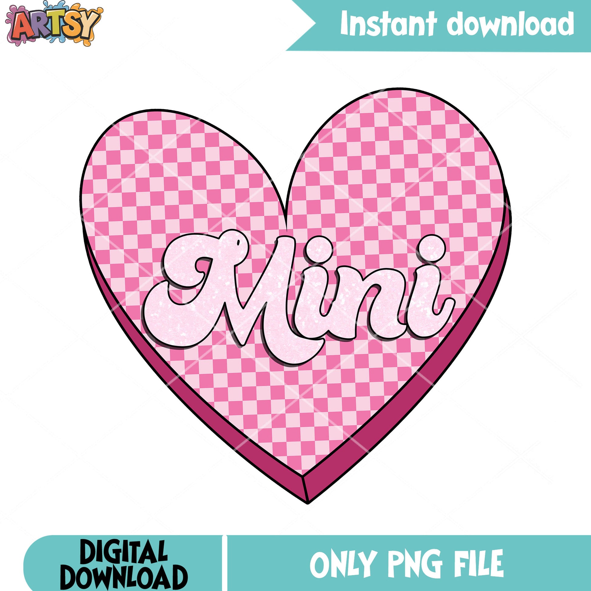 Caro pink heart valentine png, love vibes png, valentines heart png