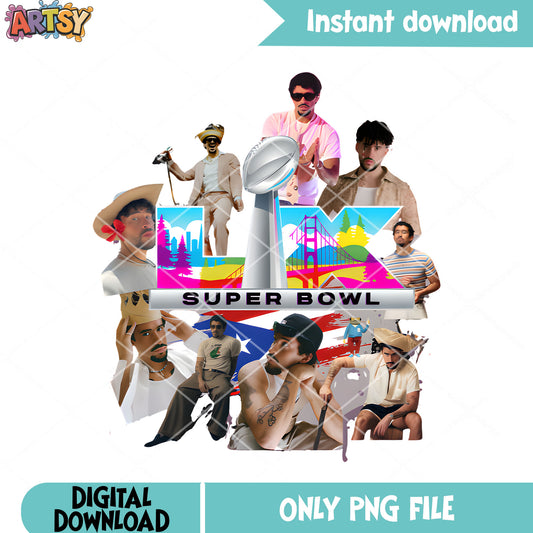 Champion super bunny png, america football png, hafltime show png