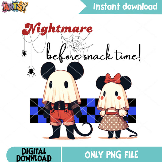 Character of disney png, ghost costume png, scary spider png