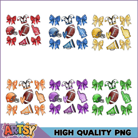 Cheerleader Football PNG Bundle High Quality