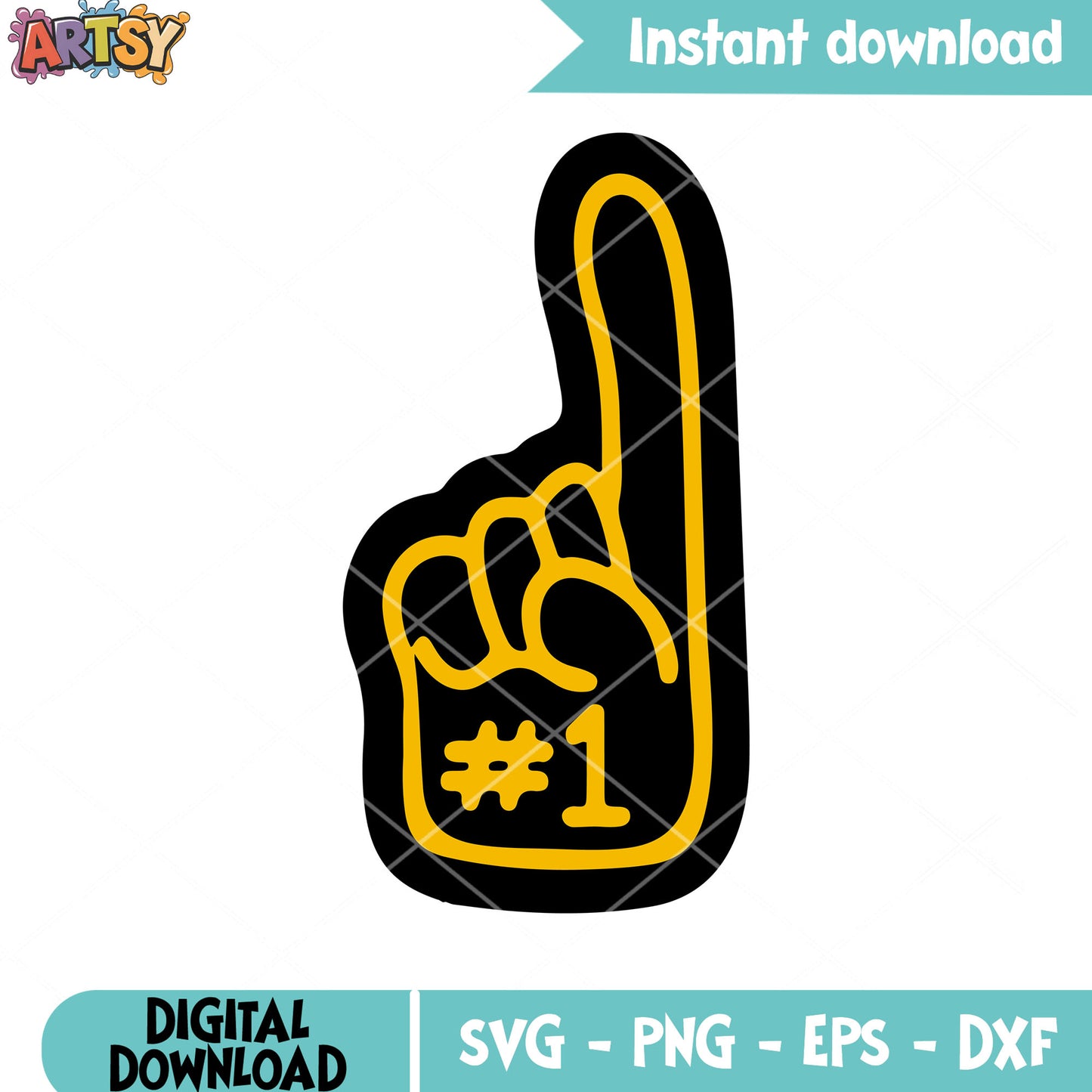 Cheerleader number 1 svg, foam finger svg, pittsburgh pirate svg