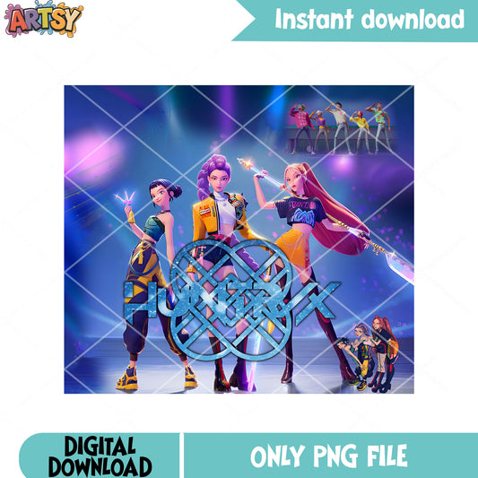 Chibi anime girls kpop png, anime girls png, poster 3d girls png - Copy