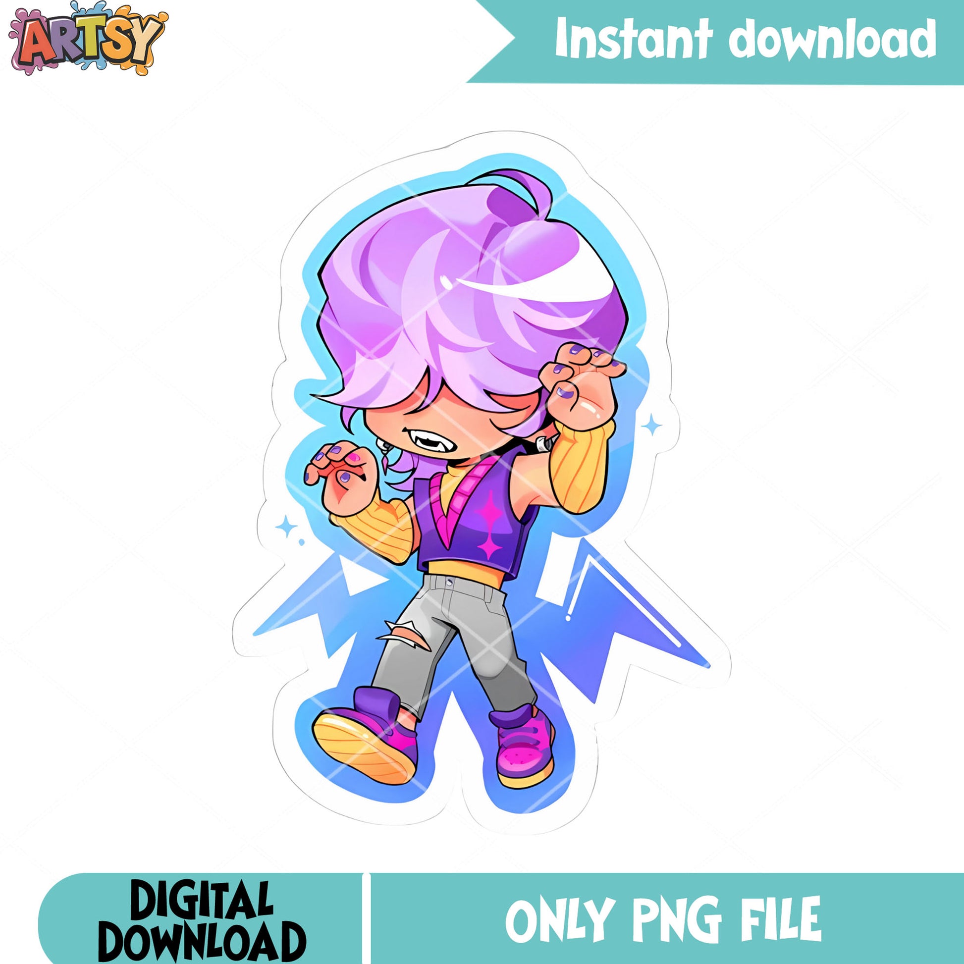 Chibi saja boy kpop anime png, sticker saja boy png, logo saja png