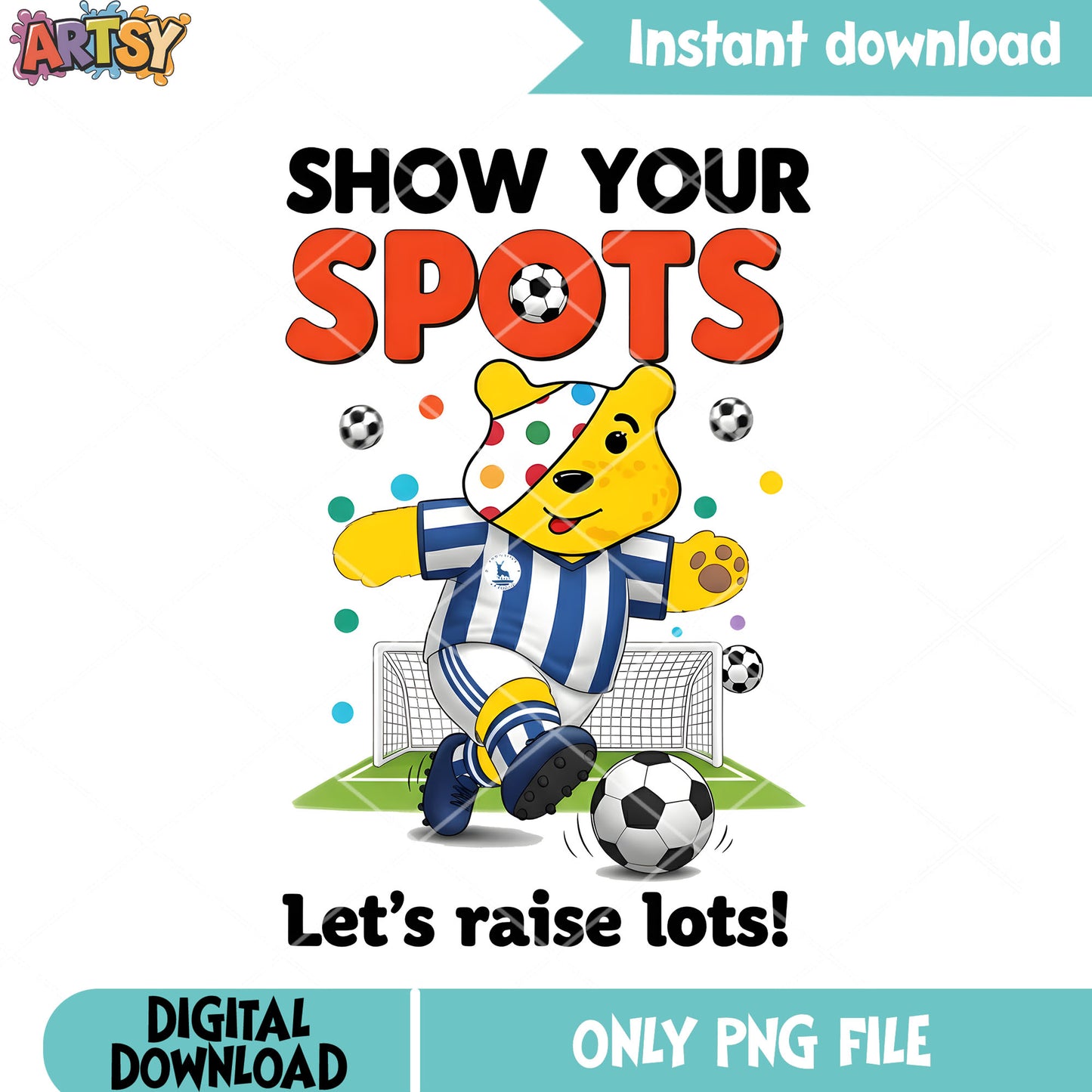 Children in Need Pudsey png, inter milan png, bbc Soccer sports png