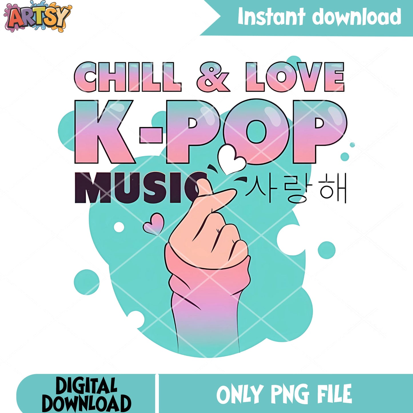 Chill love and kpop music png, kpop demon hunters png, huntrix band png