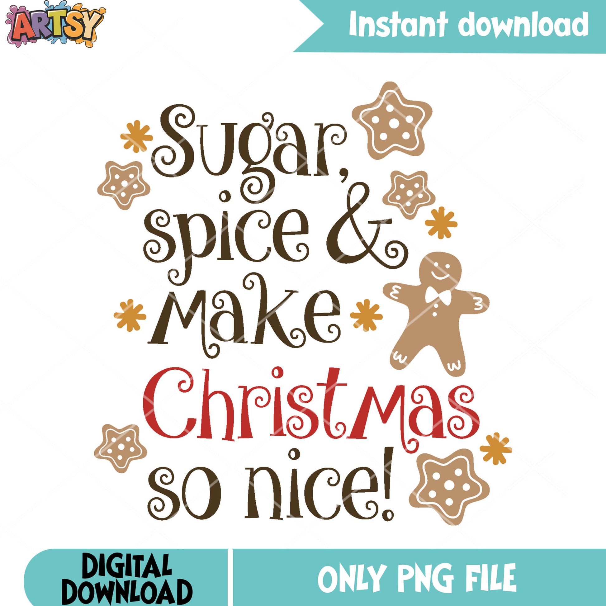 Christmas Poster gingerbread png, merry christmas png, christmas cards png