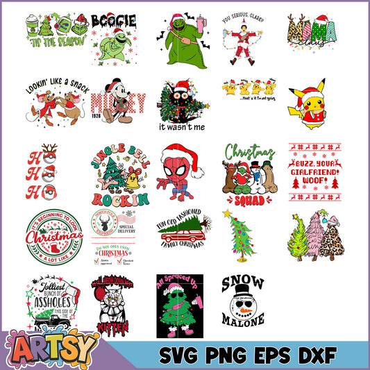 Christmas SVG Bundle 20 Designs