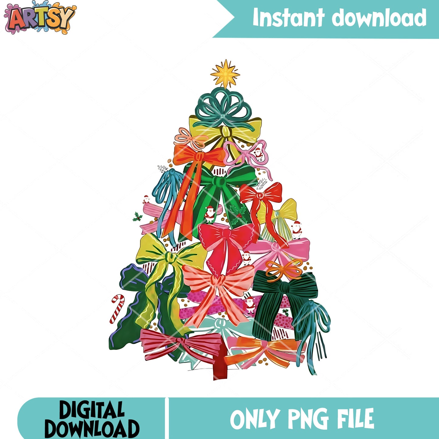 Christmas style decor tree png, christmas tree png, noel png