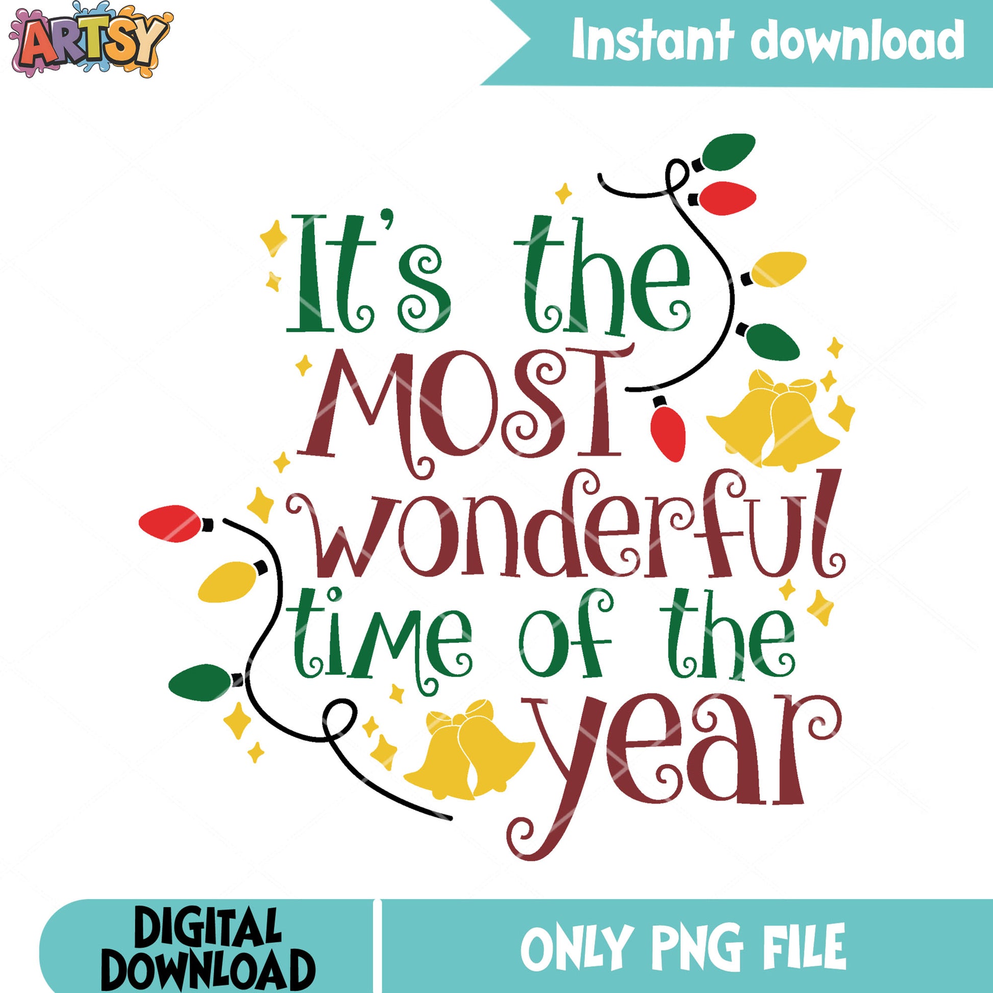 Christmas time is the prettiest png, merry christmas png, xmas png