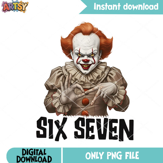 Chucky do six seven png, six seven joke png, chucky six seven png