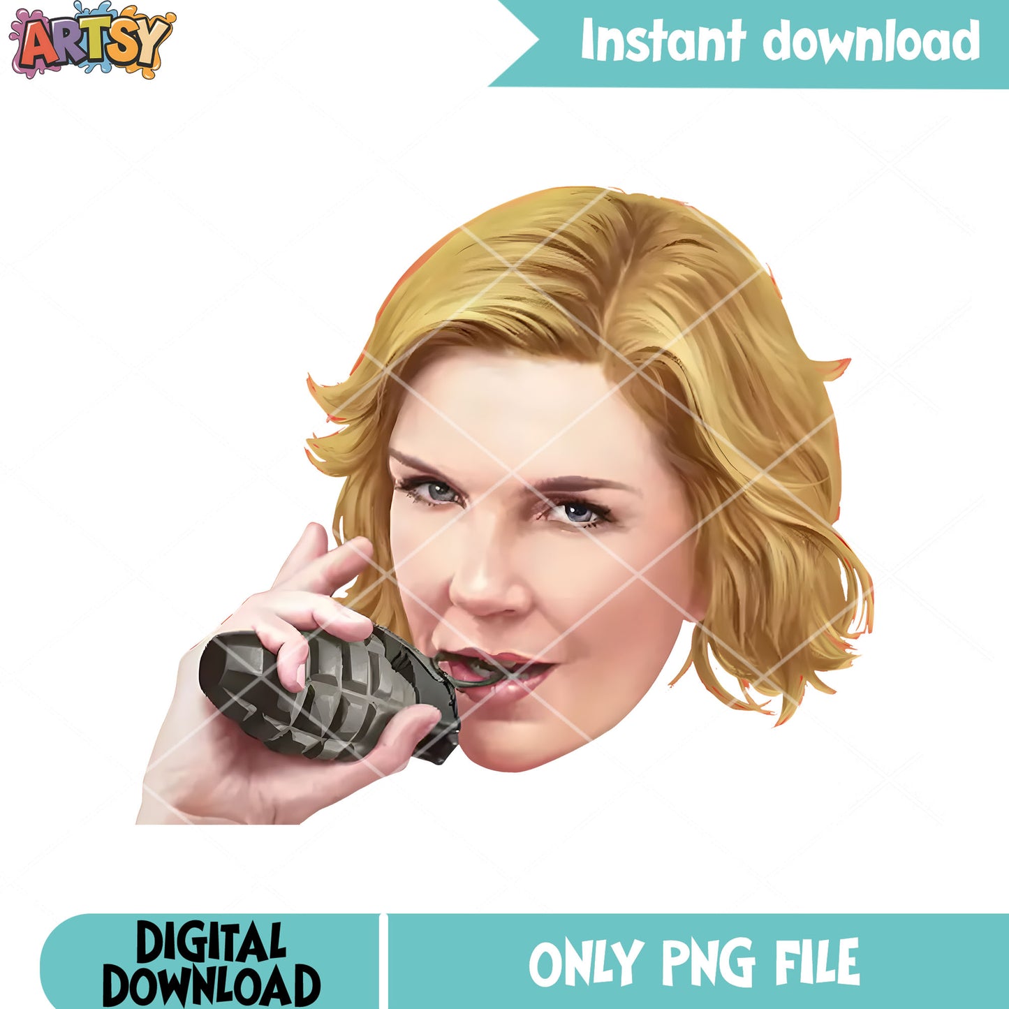 Cindy busby grenade girl png, dangerous woman​ png, pluribus film png