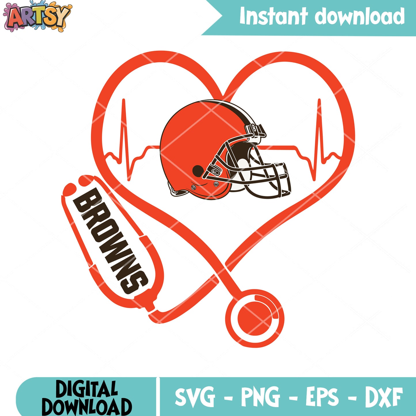 Cleveland football team svg, American Football Conference svg