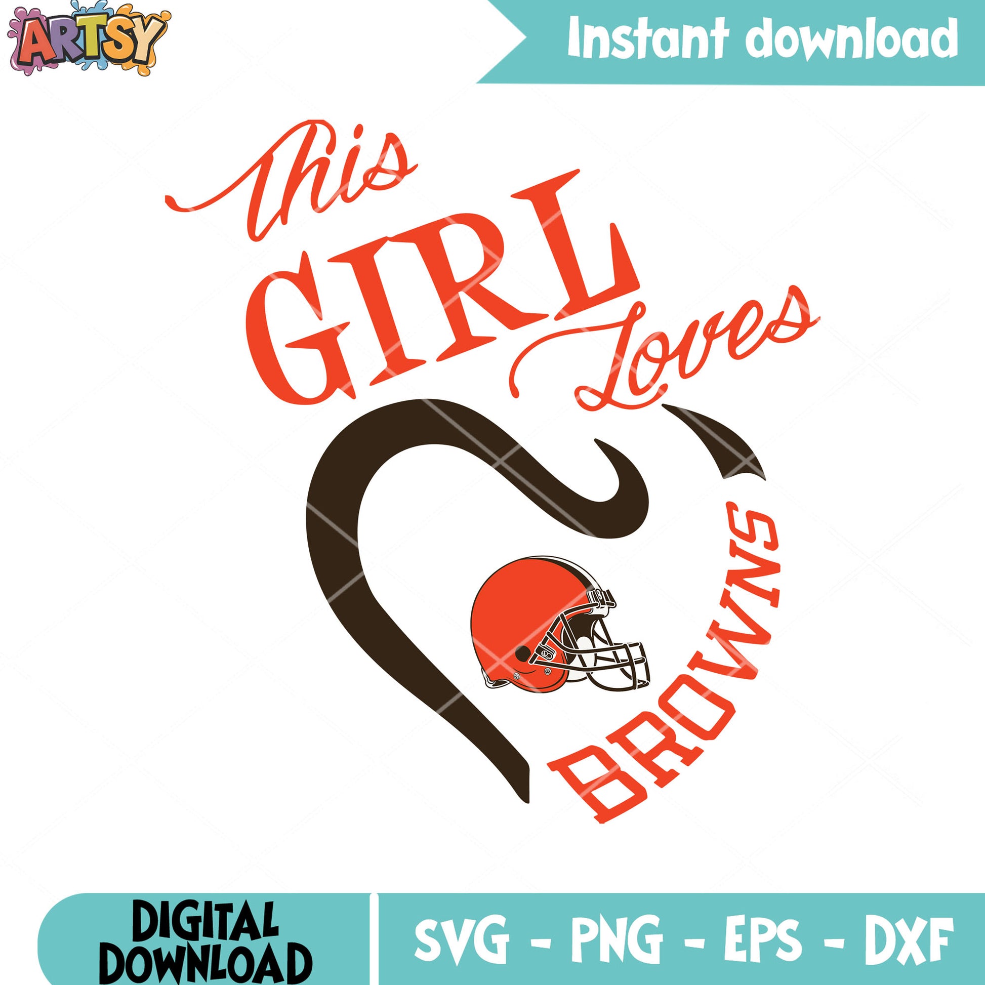 Cleveland loves browns svg, scrum cap svg, nfl teams svg