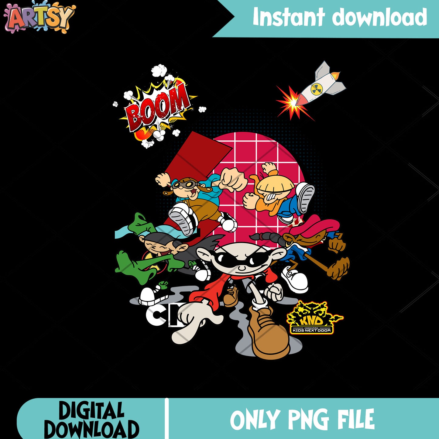 Codename Kids Next Door png, KND png, Cartoon Network png