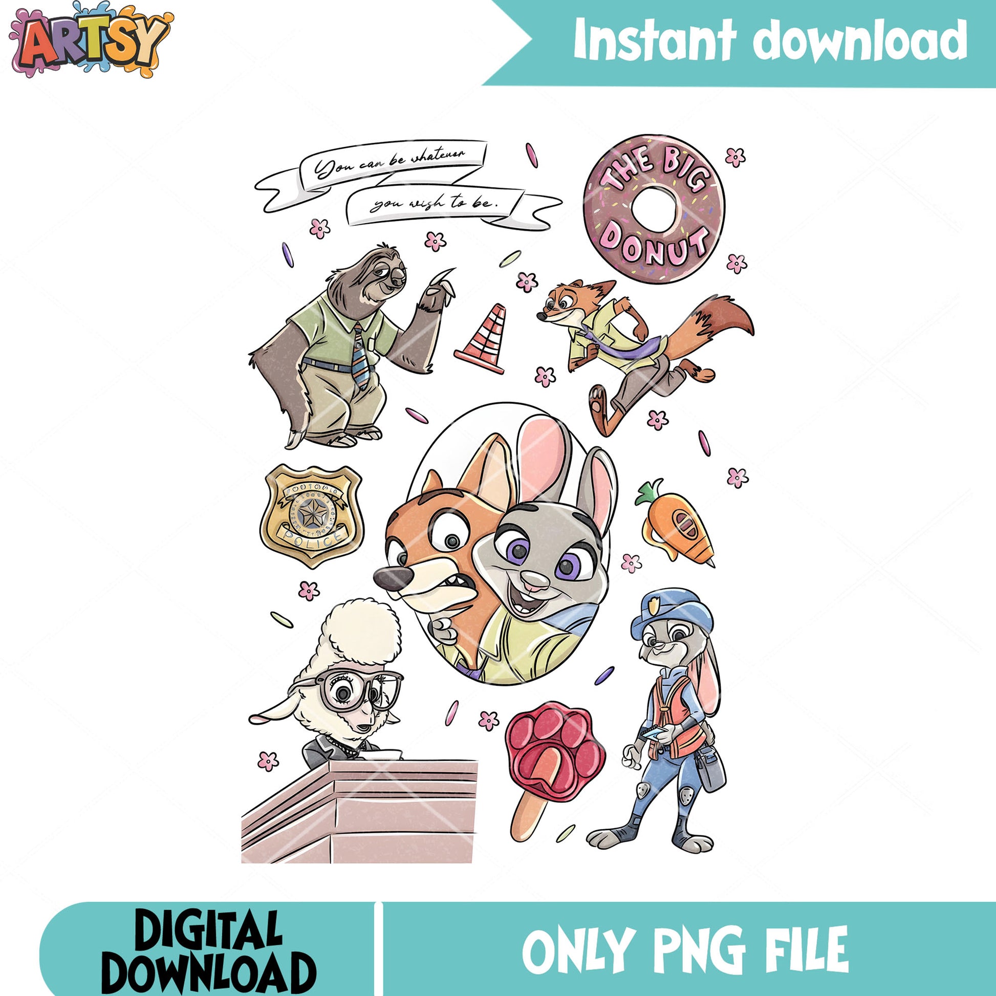 Coquette Bow Disney Zootopia Back png, zootopia png, disney movies png