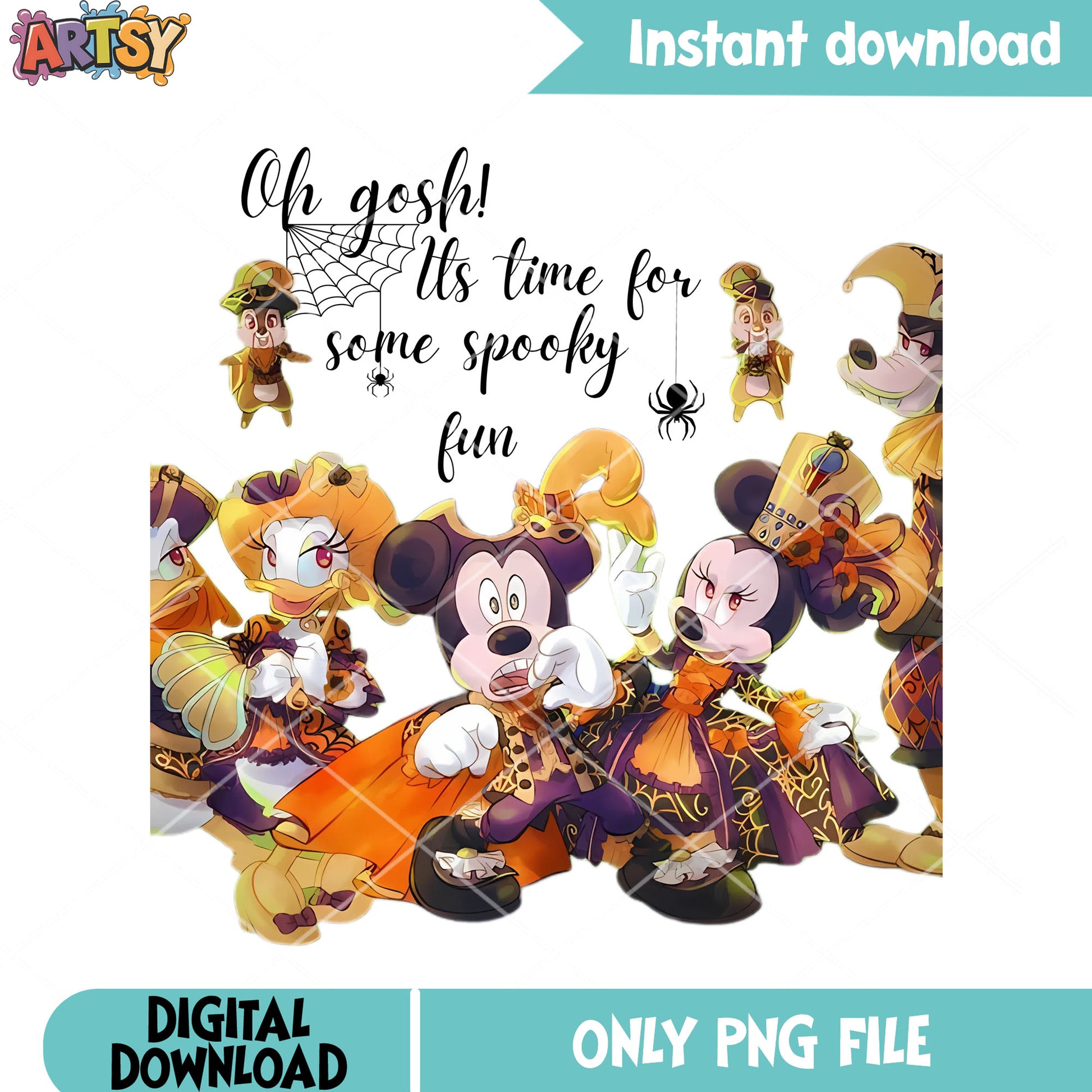 Count costume party png, spider web png, creepy squirel png