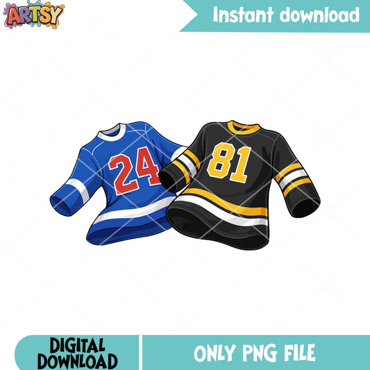 Couple jersey hockey heated png, heated fans merch png, gay movie png