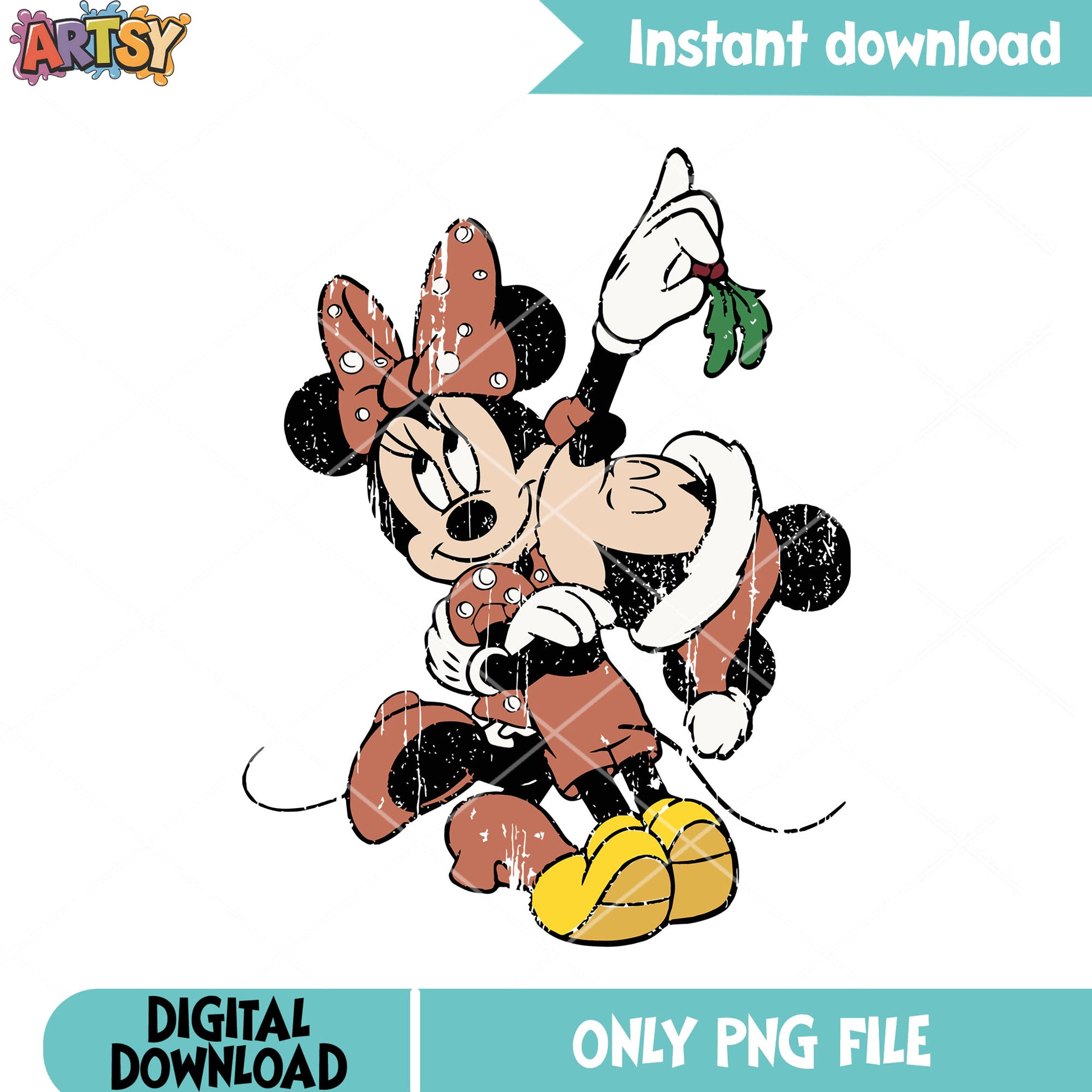 Couple mouse santa hat png, minnie mouse png, mickey and friends png