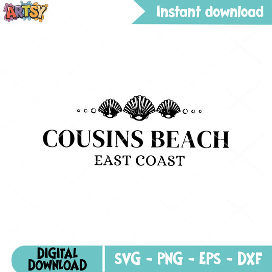 Cousins beach est 2025 svg, cousins beach​ svg, beach cousins​ svg