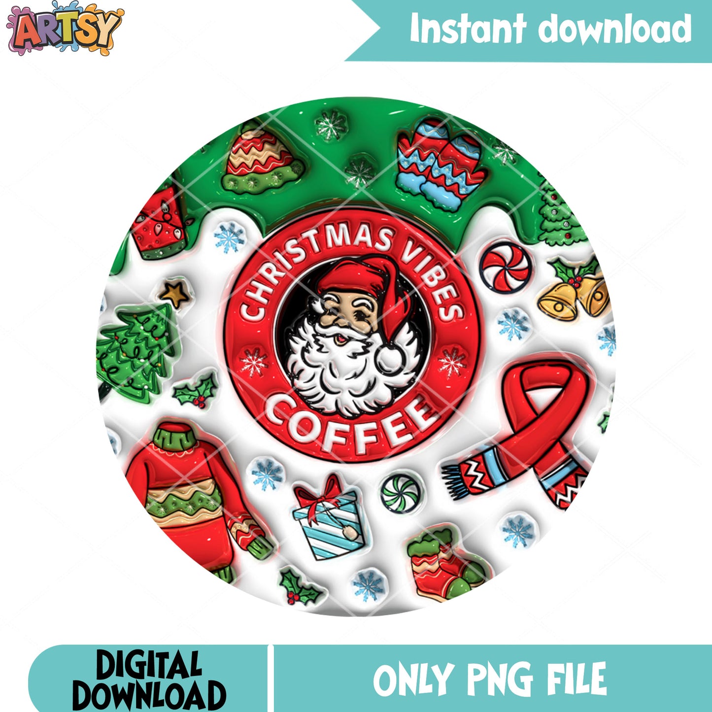 Cozy winter sweater png, vintage holiday png, winter scarf png