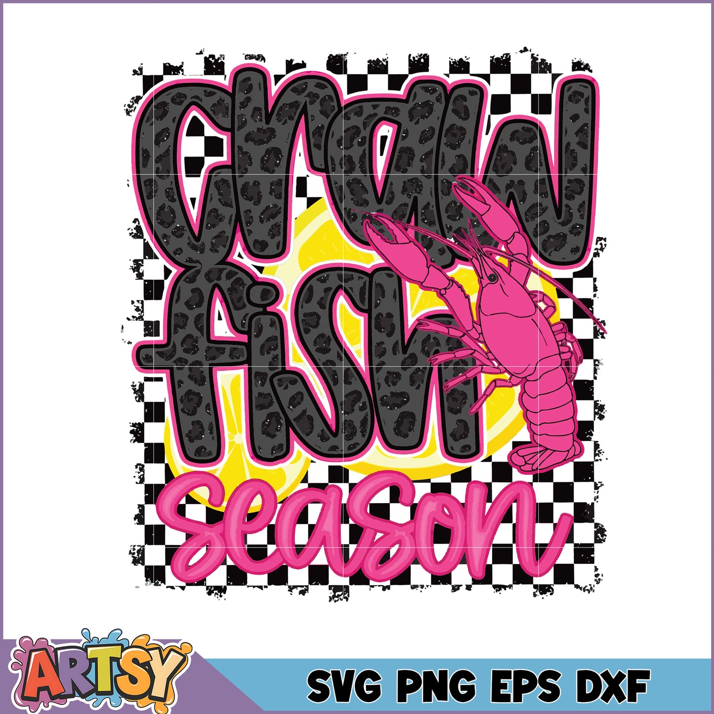 Crawfish Season SVG Cut File