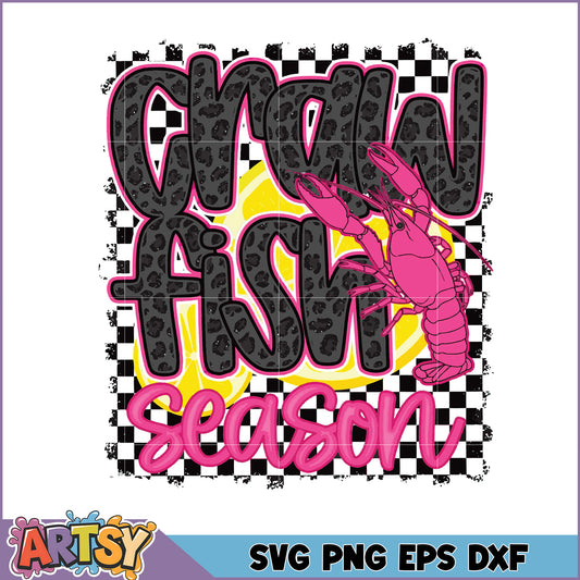 Crawfish Season SVG Cut File