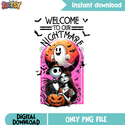 Creepy jack skeleton png, wicker pumpkin png, scary halloween png