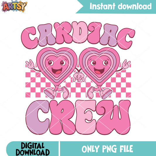 Crew heart valentine vibes png, love season png, valentine heart png