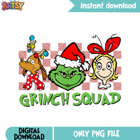 Crew of the grinch png, christmas grinch png, max the dog png