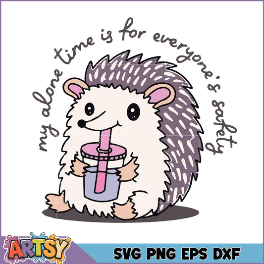Cute Hedgehog SVG, PNG, EPS, DXF