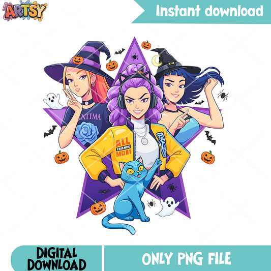Cute cat huntrix png, rumi zoey mira png, kpop demon hunter rumi​ png